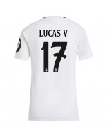 Real Madrid Lucas Vazquez #17 Hjemmedrakt Dame 2024-25 Korte ermer